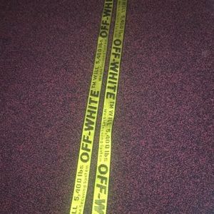 Authentic off white belt